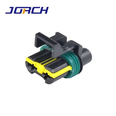 2-контактный водонепроницаемый автомобильный разъем с внутренней резьбой, электрическая вилка DJ7026D-6.3-21